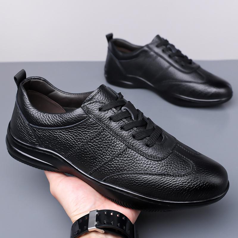 Retro Fashi Men Casual Shoes Soft Sole Anti Slip Light Luxury Commuting Business Daily Fashi Sports Shoes