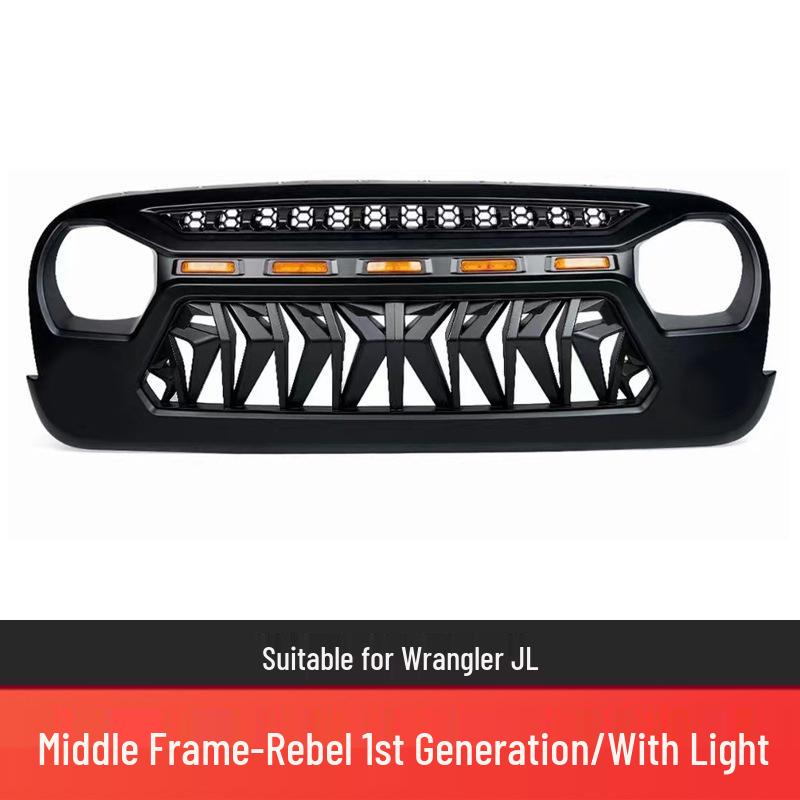 Naštvaná mřížka se světly pro 07-23 Wrangler, Renegade, Gladiator Přední úprava