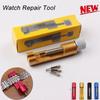 Metall Uhrenreparaturwerkzeug Armband Gliedstift Entferner für Uhrmacher mit Packung mit 3 Ersatzstiften Mini Uhrenarmband Werkzeuge Entferner Einstellen