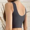 Sportovní podprsenky Crop Top Fitness Tělocvična Běh Sportovní oblečení Dámské Spodní prádlo Push Up Podprsenka Nadměrná velikost Yoga Podprsenka U Zádová Košilka