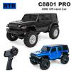 C8801 PRO 4WD RC Car 1/18 Scale Model 4x4 Off-road Remote Control Climbing Vehicle 2.4G 12km/h High Speed Crawler Toys for Kids