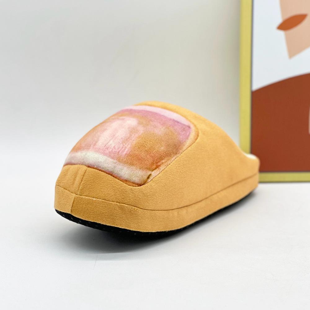 Cross-Border Plush Big Toe Funny Slippers Toy
