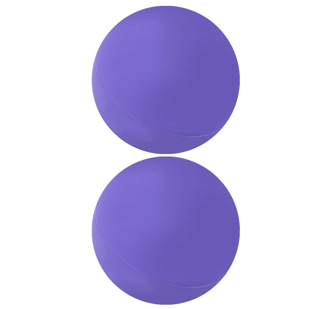 

2 шт. Силиконовый массажный мячик для акупунктуры для йоги, расслабление мышц, фитнес, массаж рук и подошв, фиолетовый