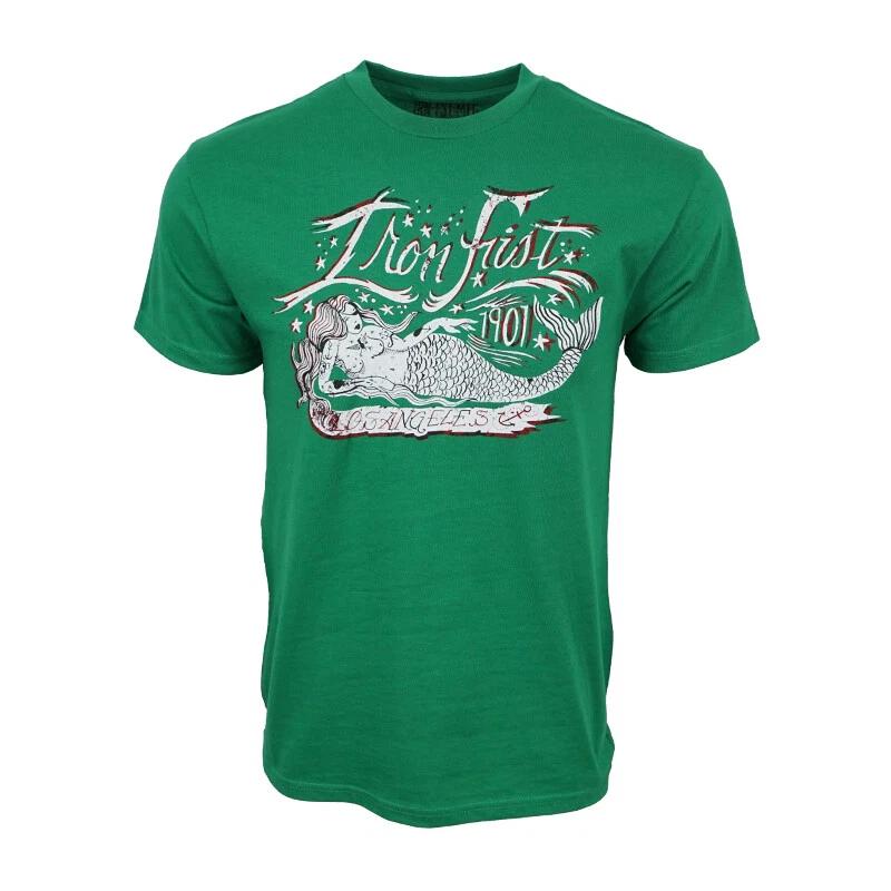 Iron Fist Catch Of The Day Unisexs T Shirt Green S
