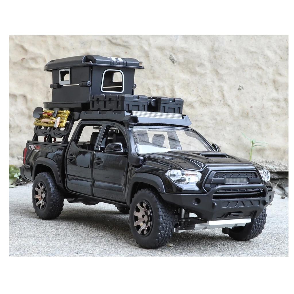 1/32 Toyota Tacoma Picku Wagon Alloy Model Car Toy Diecasts Metal Casting Sound and Light Car Toys for Children Vehicle