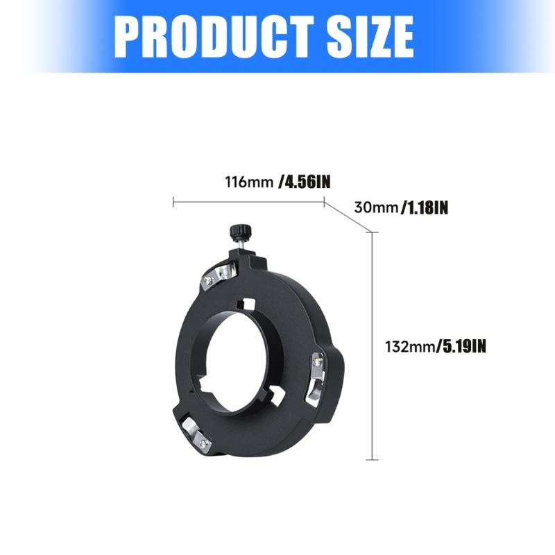 MB01 Photography Lighting Adapter Diffuser Connection Metal Mount Adapter For LED Video Light Photography Equipment