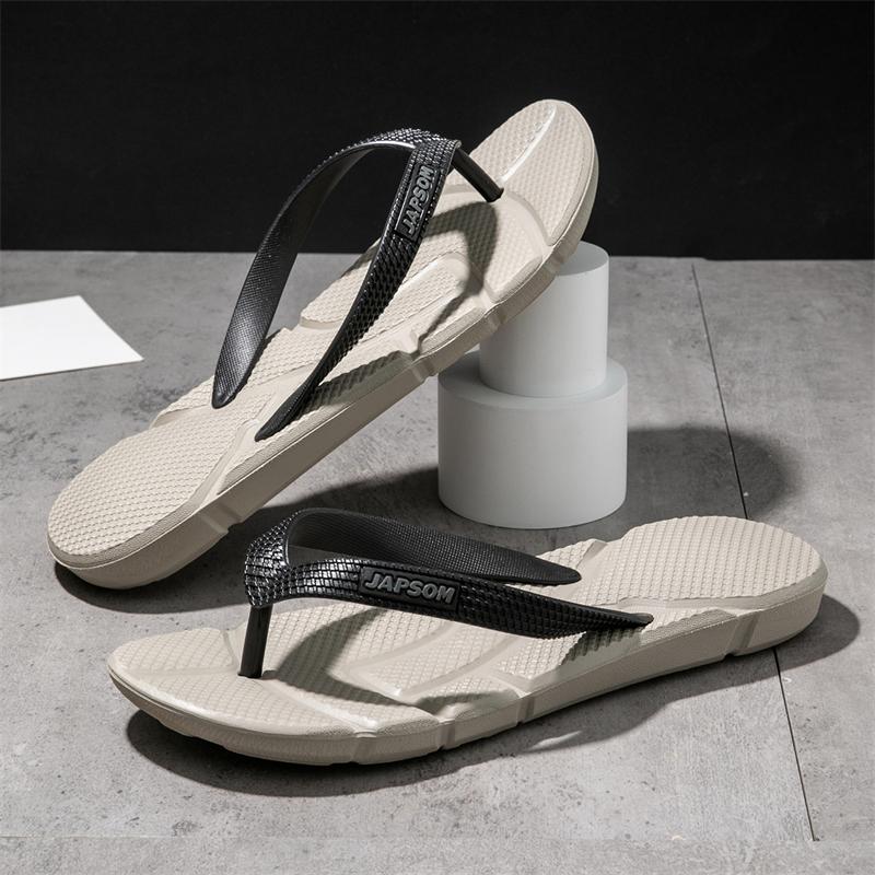 Men's Flip Flops Non-slip Light Bathroom Shoes Quick-dry EVA Sole Comfortable Sandals Summer Outdoor Indoor Plus Size Slides