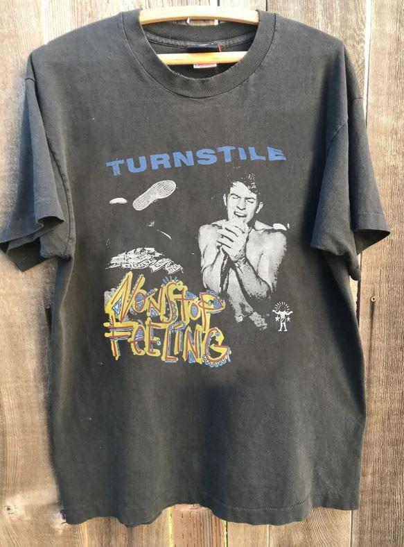 

Turnstile Nonstop Feeling Band Graphic Charcoal Color Shirt Unisex S5XL KH16580 Unisex T-Shirt XXXL