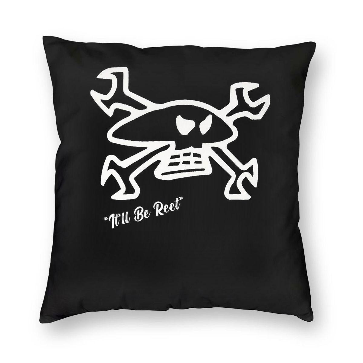 Guy Martin Tt Legend Skull Spanners Square Pillowcase Polyester Linen Velvet Pattern Zip Decorative Home Cushion Cover 30x30cm