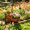 Binnenplant Decor Rustieke IJzeren Bloempot Vormig Ontwerp Decoratieve Metalen Bloempot voor Planten Succulenten Cactussen Roestvrij Tuin