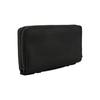COACH Double Zip Wallet Leather Clutch Wallet Large Men's Black 67624-QBBK