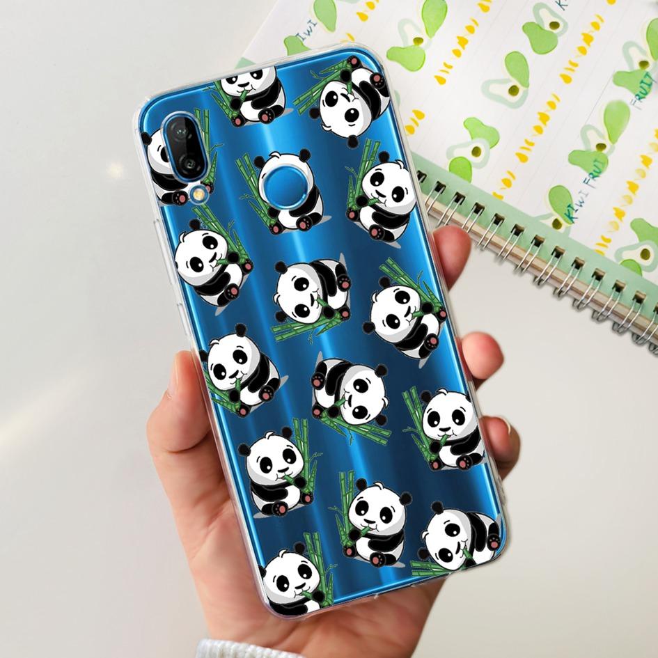 Case For Huawei P20 Lite Cover Cute Astronaut Cartoon Slim Clear Soft Silicone Back Phone Cover For Huawei P20Lite ANE-LX2 Funda