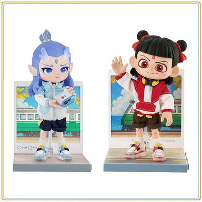 Ne Zha: Devil's Sea Rumble Blockman Anime Character Model Collection Desktop Decoration Holiday Toy Gift