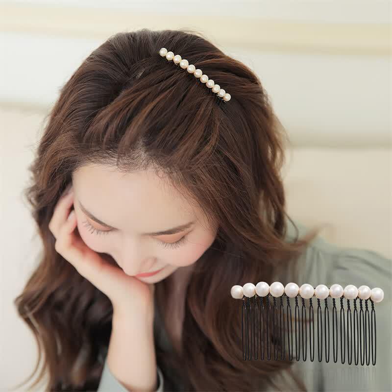 Elegant Freshwater Pearl Hair Comb 1 Count