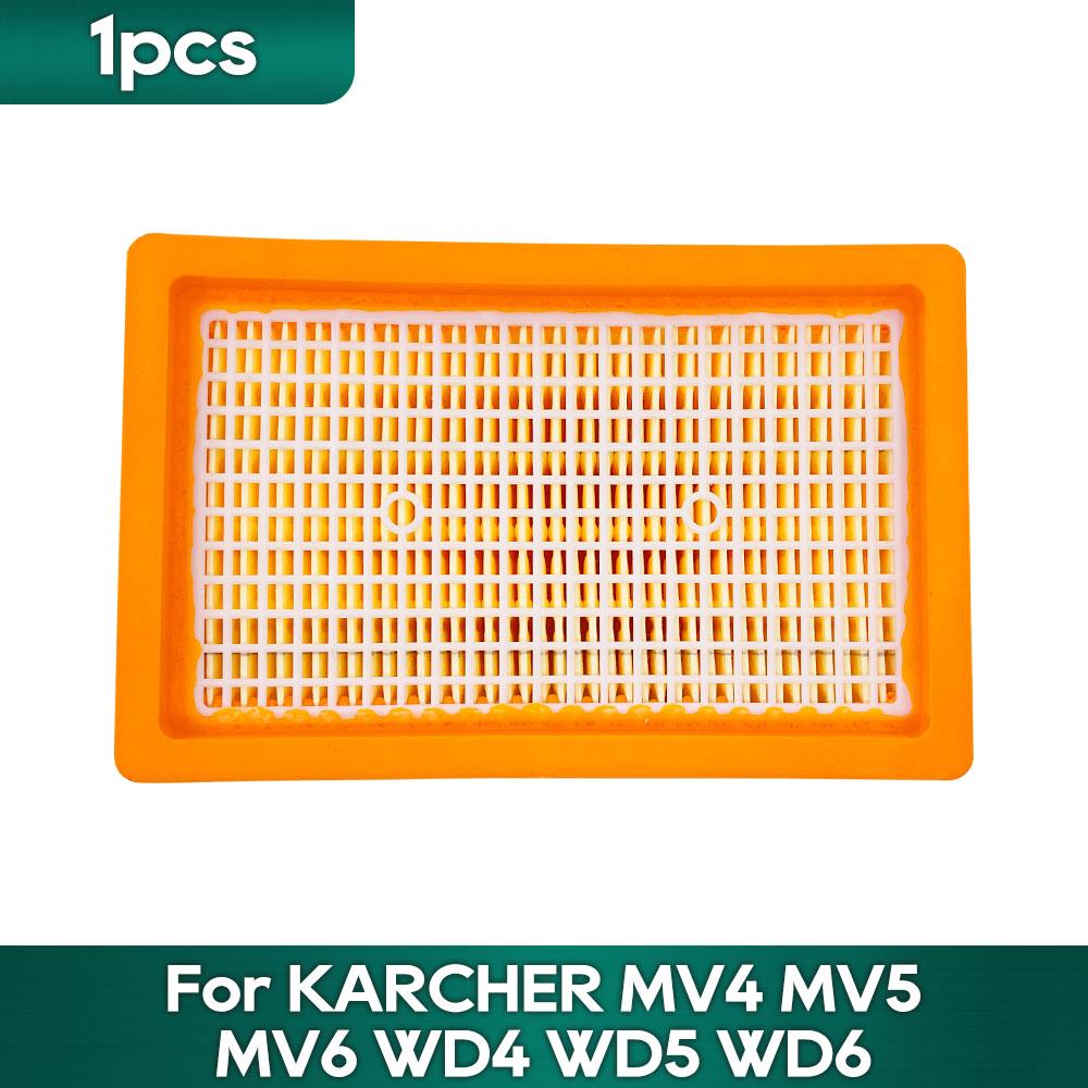 

Compatible for KARCHER MV4 MV5 MV6 WD4 WD5 WD6 WD5P WD6P Vacuum Cleaner 2.863-005.0 Hepa Filter Dust Bag Replacement Parts