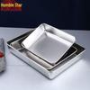 201 Stainless Steel Rectangular Food Serving Tray