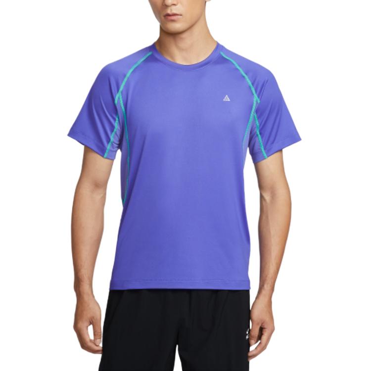 Nike ACG Solid Color Crew Neck Pullover Moisture Wicking Quick Dry T-Shirt Men Tops IO1453510 2XL