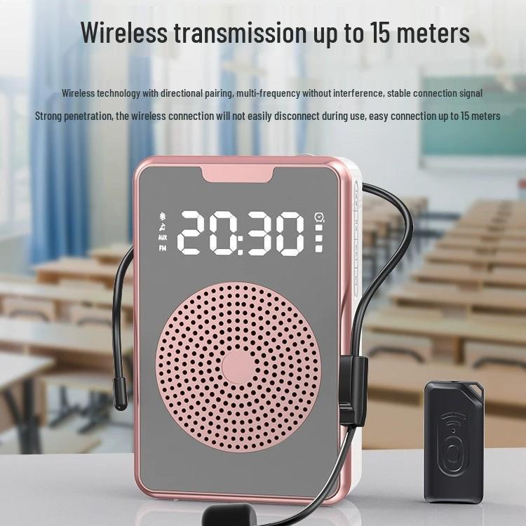 Portable Bluetooth Microphone & Loudspeaker for Teaching, Tour Guides, and Outdoor Use