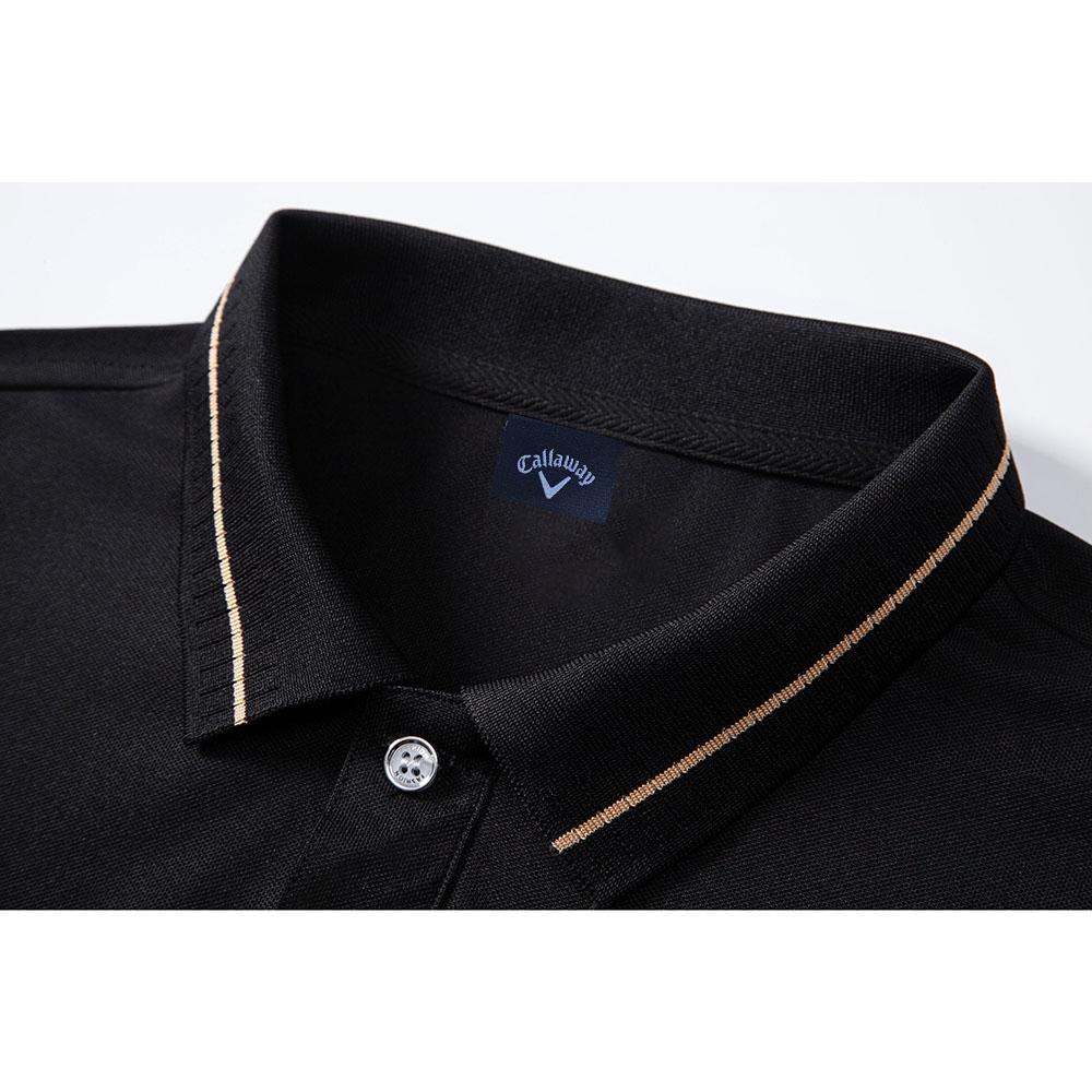 Callaway 2025 Summer New Sport Casual Golf T-skjorte med brodert jakkeslag Fukttransporterende og svettetransporterende poloskjorte
