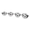 4pcs Stainless Steel Pots Set Stockpot with Lids Dual Handles Sauce Soup Pot for Kitchen Cooking