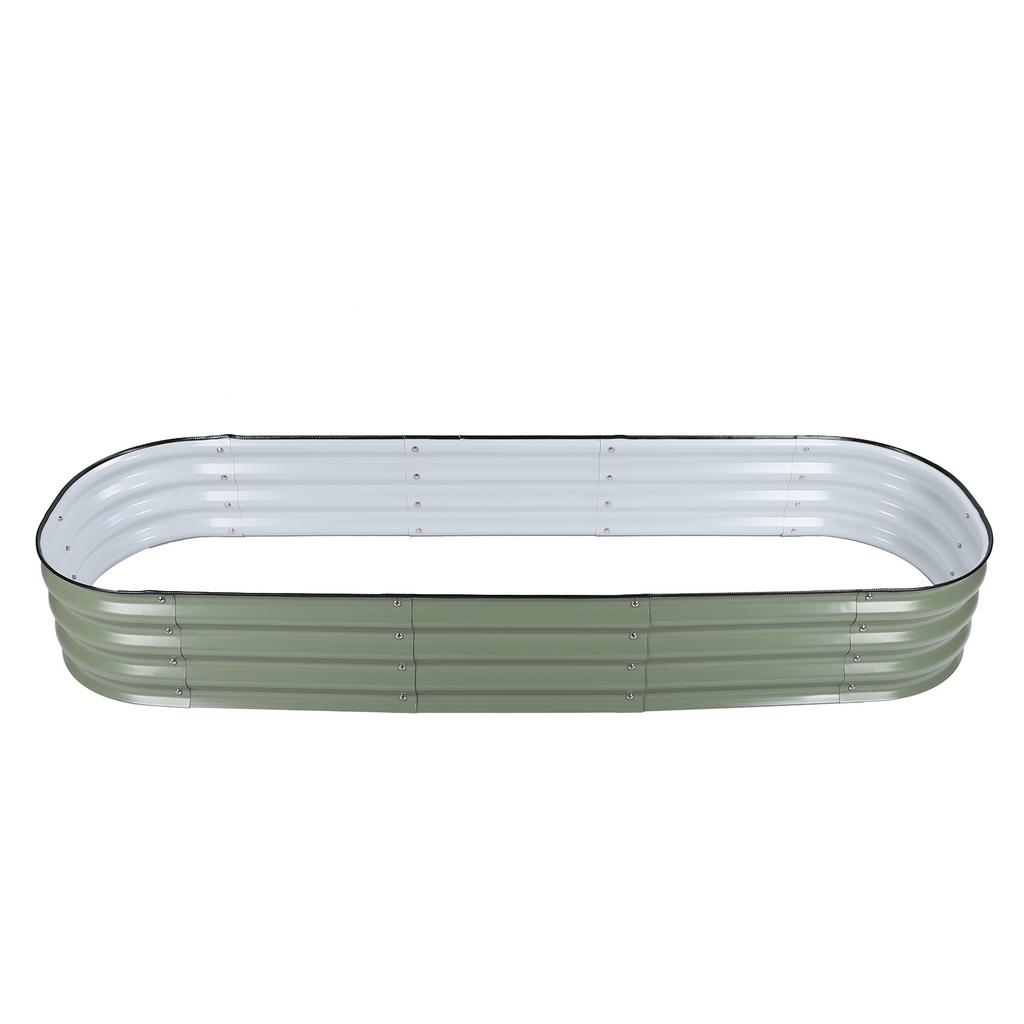 Raised Garden Bed Kit Durable Stylish Metal Raised Planter Bed with Installation Parts for