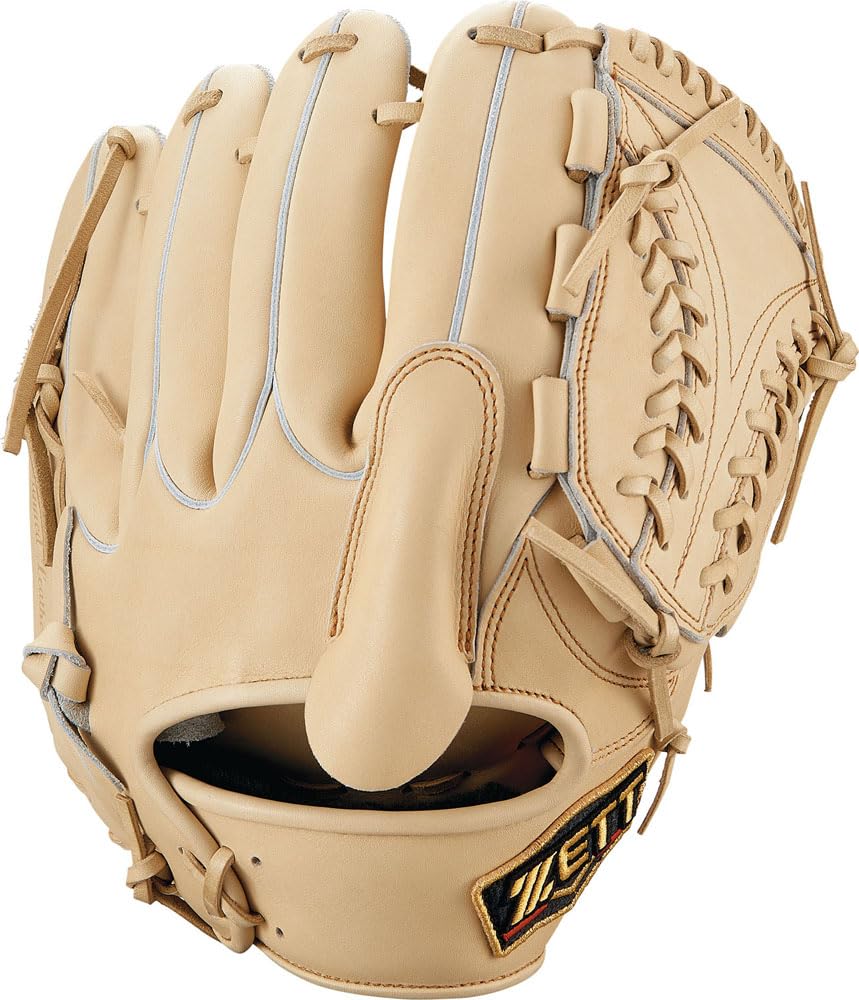 

ZETT Pro Status Softball Glove for Pastel Brown Size 4 Pitchers, Right-Handed Throwers, (3200), (BRGB30271)