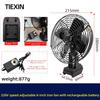 8-Inch AC/DC Iron Fan, Dual-Function, Adjustable Speed, 220V
