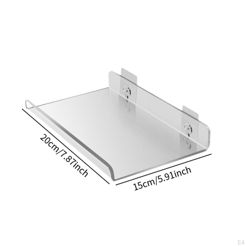 Acryl Aufbewahrungsregal Multifunktionelles Wandregal Modernes Design für Kosmetik Bücher Und