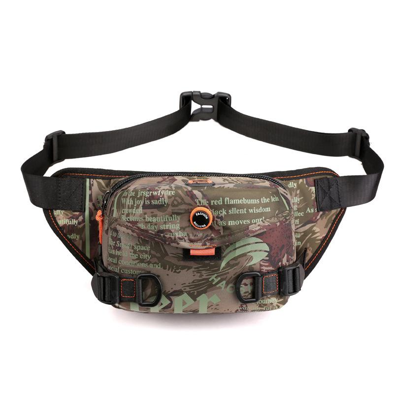 

Travel Men s Multi-functional Handbag Waterproof Outdoor Sports Chest Bag Shoulder Bag Portable Waist Pack Crossbody камуфляжний