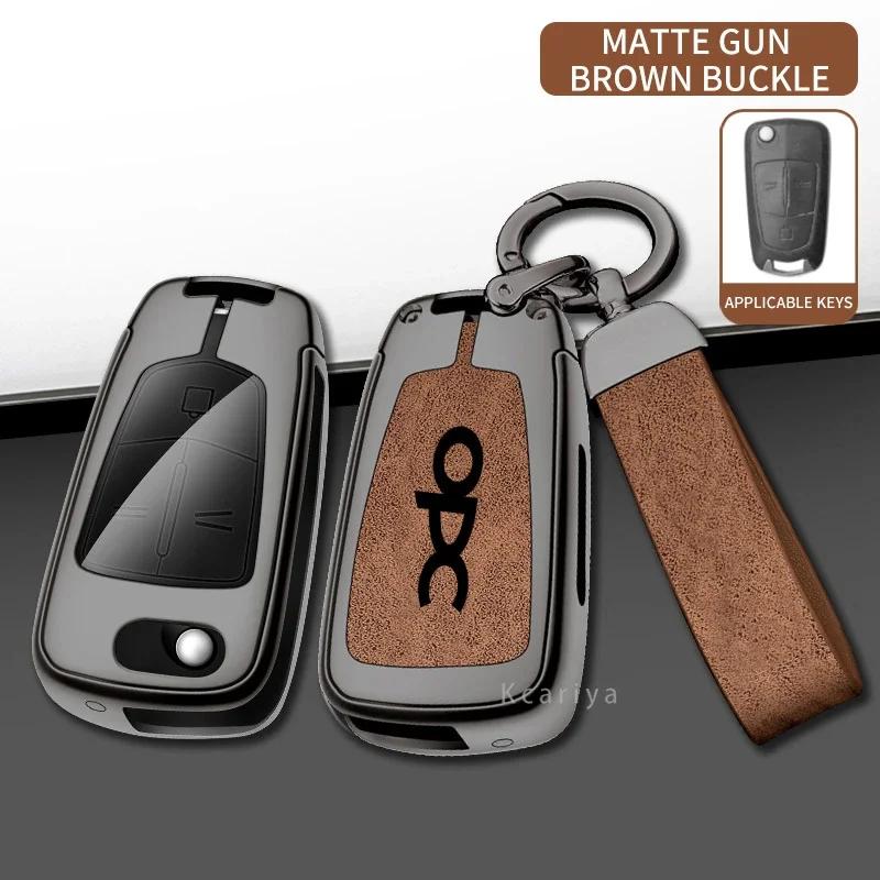 Car TPU Zinc Alloy Key Case Bag For Opel OPC Insignia Astra J H Vectra Combo Corsa D Mokka Zafira Car Key Chain Metal Key Shell