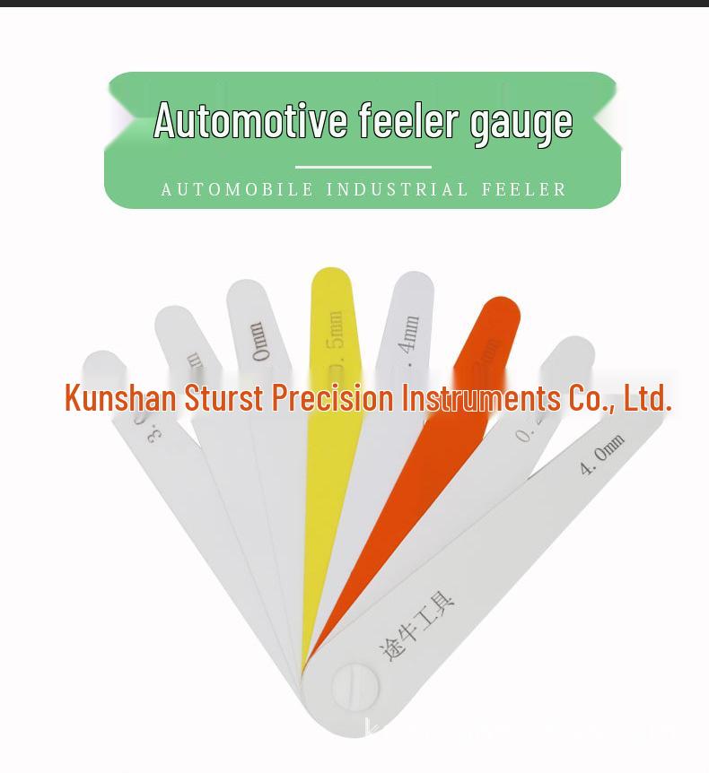 Round Head Plastic Feeler Gauge for Automotive Industry - 13, 17, or 20 Pieces