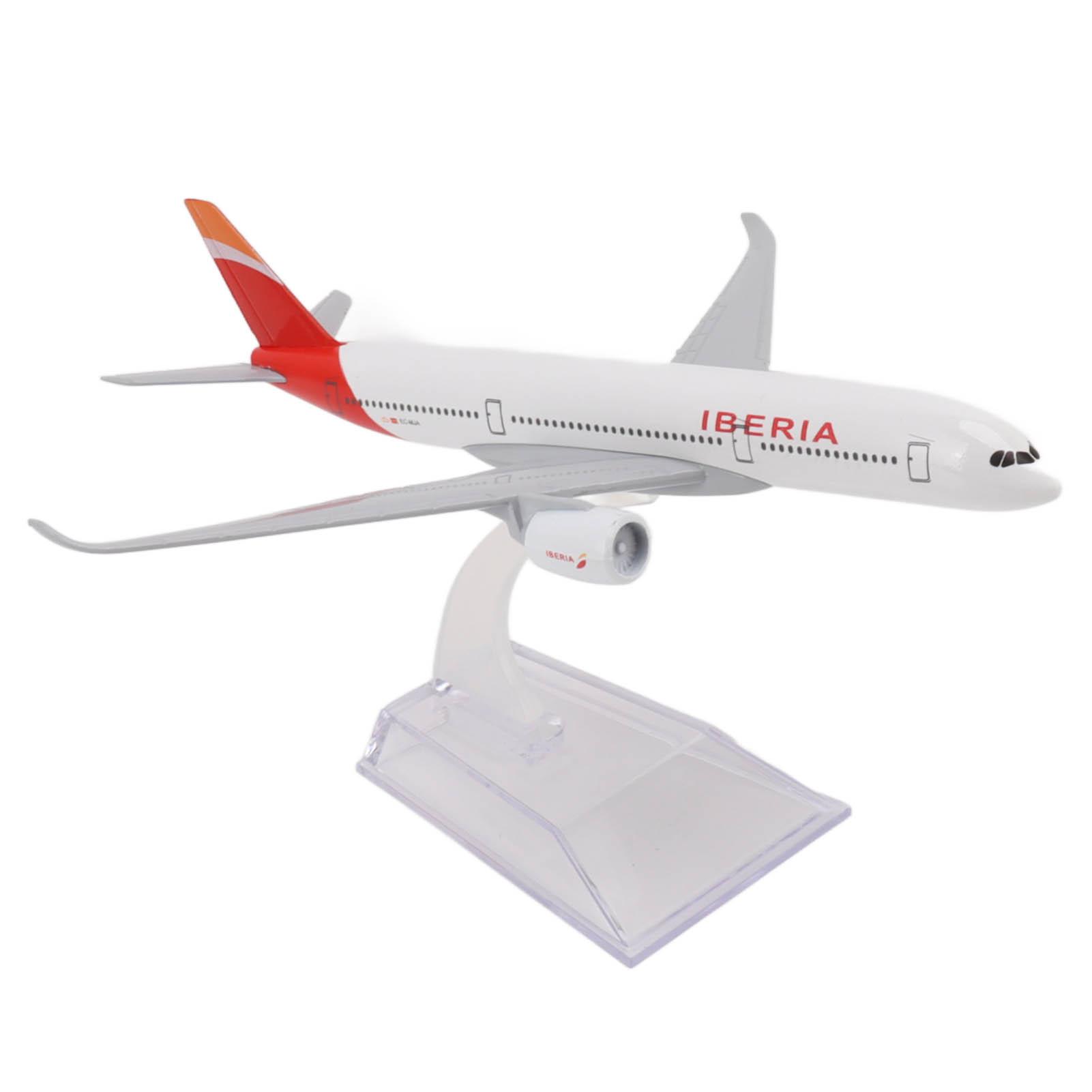 

330 Airplane Model Alloy Decoration Ornament Plane Model Toy with Display Stand for Christmas