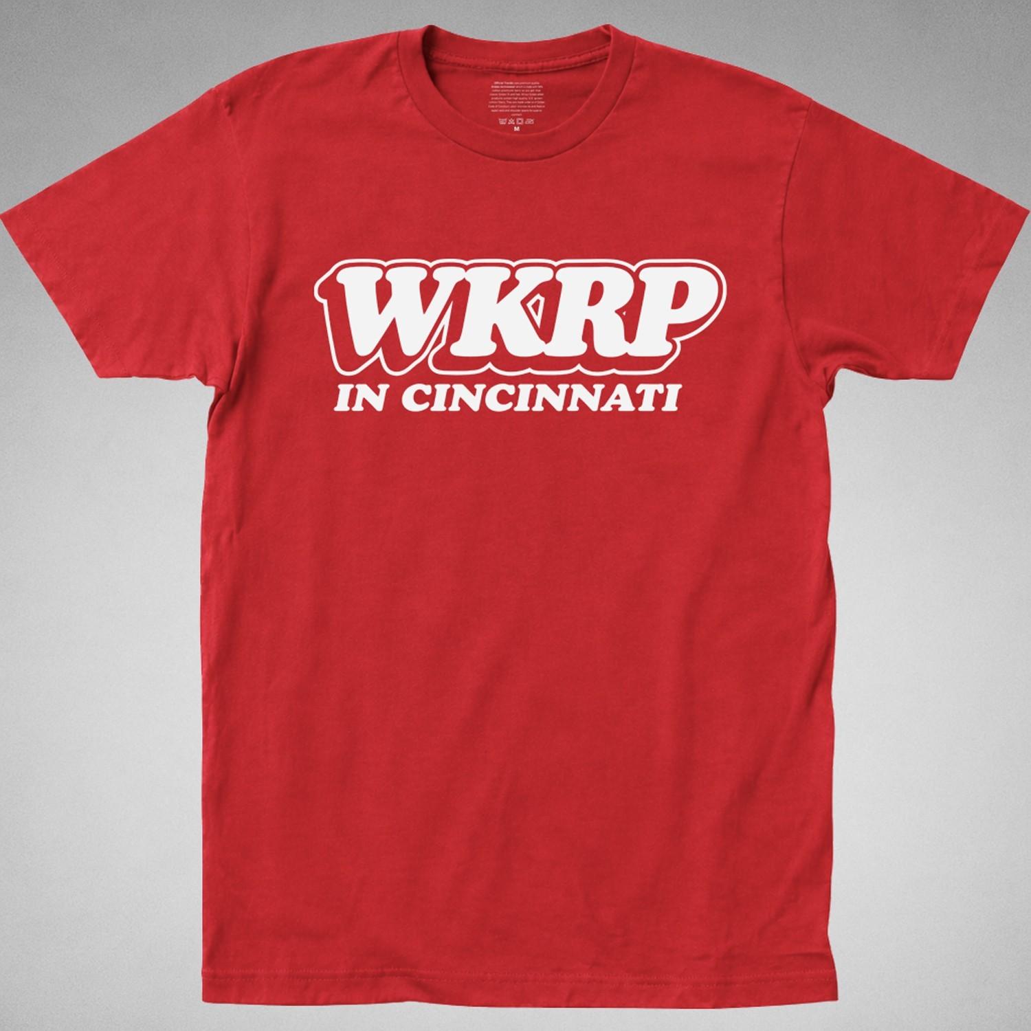 WKRP in Cincinnati T-Shirt tee Funny Classic TV Show Johnny Fever Les Nessman S