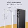 PERFECTSIGHT Clear Shockproof Phone Case for Samsung Galaxy S25 Ultra