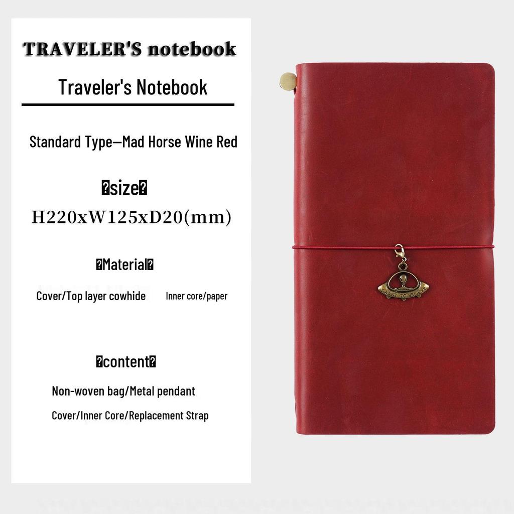 Diário de Viagem TN: Caderno Artesanal de Couro de Vaca Vintage