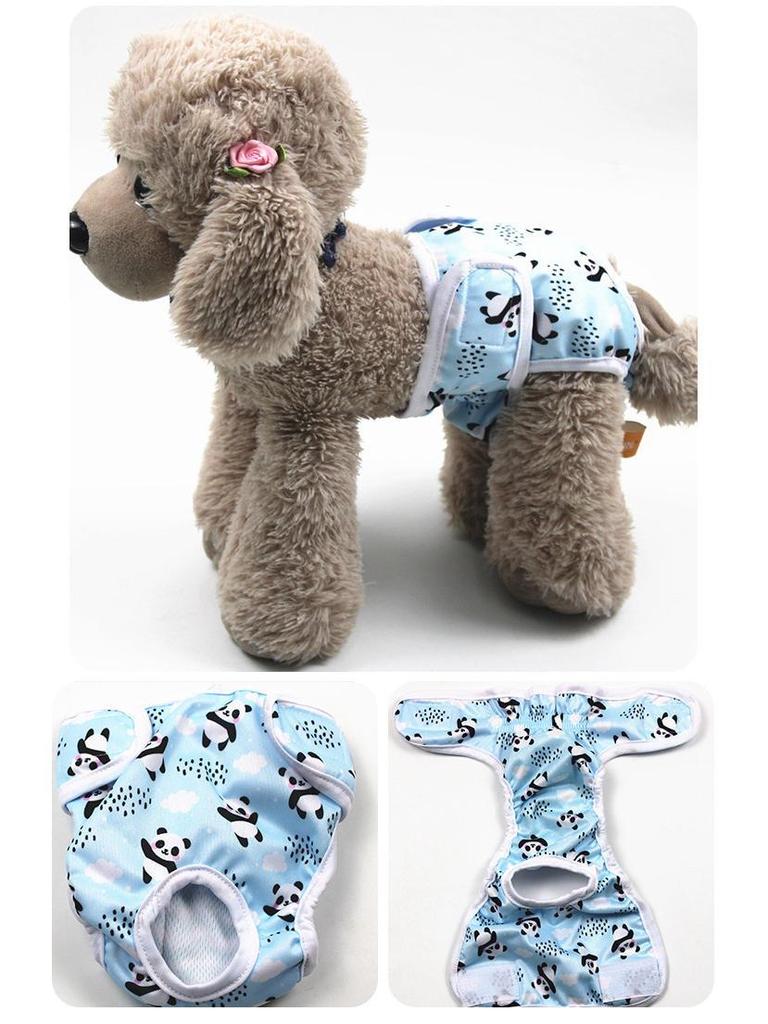 Pet Printed Anti-Harassment Menstrual Diapers for Female Dogs