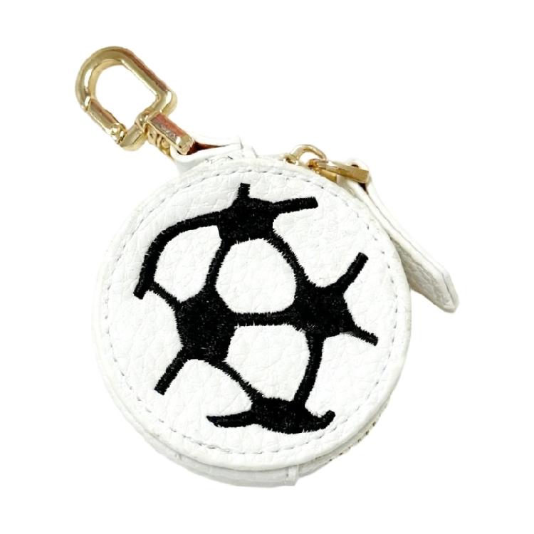 Fashionable PU Leather Sports Design Keychain Wallet For Casual Outfits Sturdy Waterproof Accessory
