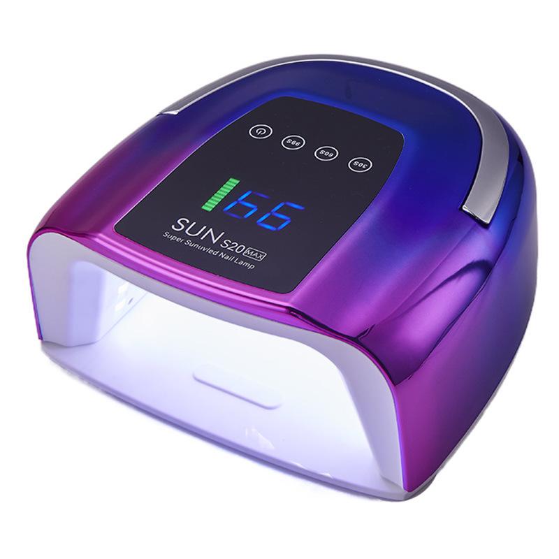 200W Portable Rechargeable Nail Gel Curing Lamp for Salon and Home Use