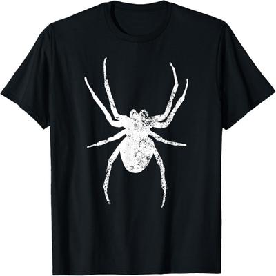 Grunge Spinnen-Print - Vintage Spinnen-T-Shirt