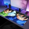 Large Desk Mat Keyboard Ergonomic Dragon Ball Anime Vegeta Mousepad Office Rubber PC Non-slip Anti-fray Home Custom Game