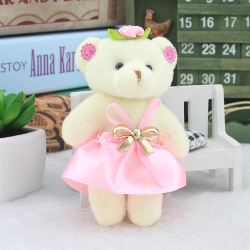 Diamond Bear Bouquet with Candy and Plush Doll Gift Set
