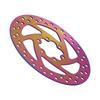 140MM Brake Disc for Kukirin G2 Pro G2 MAX Electric Scooter Colorful Disc Brakes Part Stainless Steel Disc With 6 Screws