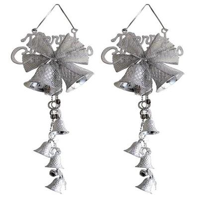 2 Piece Christmas Tree Decoration Set Main Door Bells Wall Hanging Christmas Tree  Bells