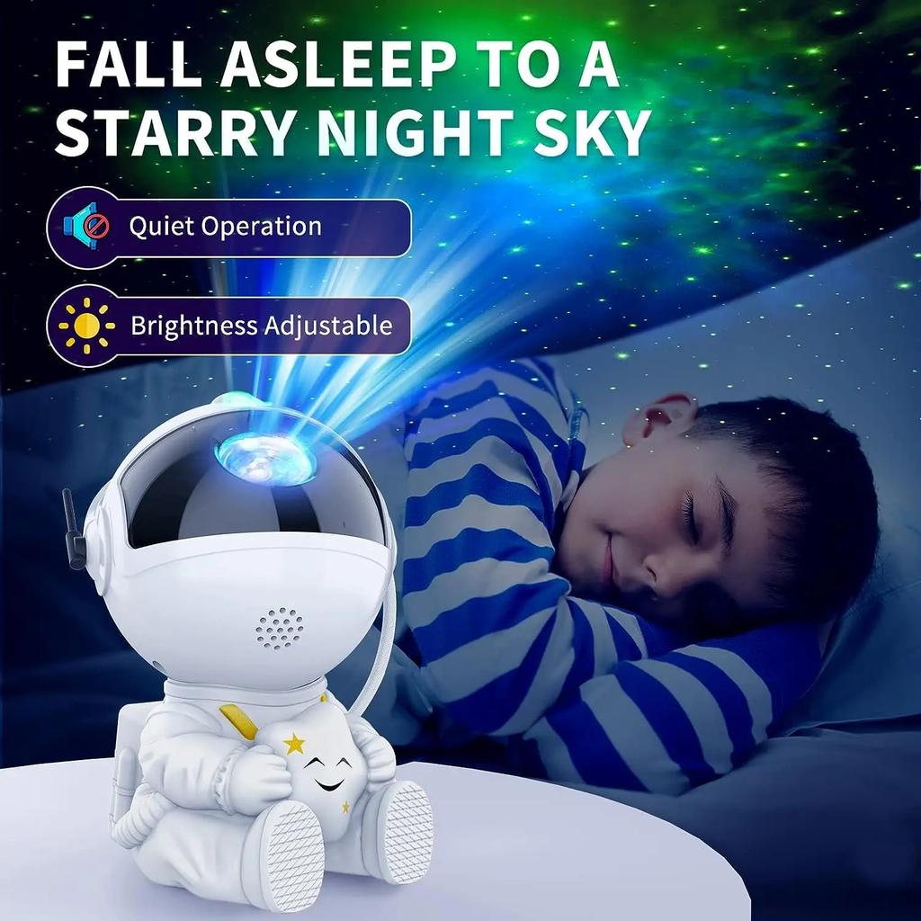 Astronaut Projektor Lampe Sternen Himmel Astronaut Projektion Nachtlicht Atmosphäre Licht Für Schlafzimmer Dekoration Kinder Geschenke