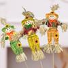 Halloween Decorations for Mall Bar Standing Pumpkin Ornaments Horror Farmhouse Scarecrow Scene Setup