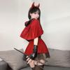 Domi La Sexy Christmas Costume: Women's New Year Devil Anime Uniform