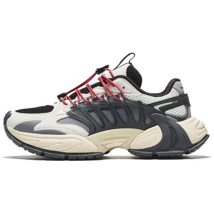 Anta Retro Chunky Men s Casual Shoes Black White Grey 112438898-1 41