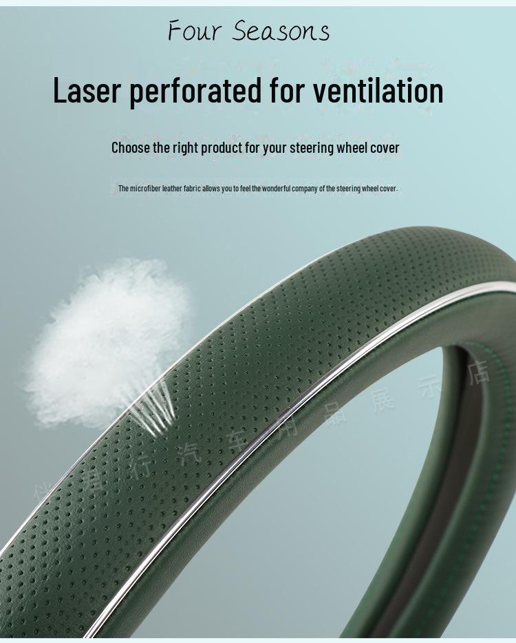 Universeller Lenkradbezug aus Leder – stilvolles Autozubehör für alle Jahreszeiten