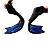 1 Paar modische Unisex leichte Tauchflossen mit offenem Absatz, Schnorchel, Schwimmbecken, Trainingsflossen