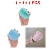 3/2/1PC Face Scrubber Soft Silicone Facial Cleansing Brush Face Exfoliator Blackhead Acne Pore Pad Cradle Cap Face Wash